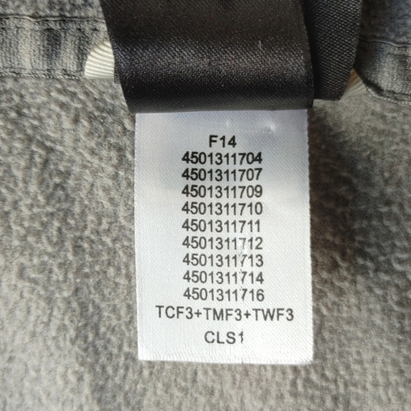 North Face 1/4 Zip Fleece Men's Gray Jacket Size Small Pullover Sweatshirt - Picture 12 of 15